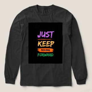 Zwarte T-shirt met lange mouwen