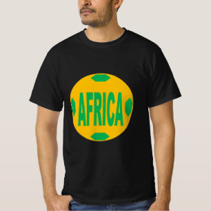 Zwarte T-shirt voor mannen AFRICA
