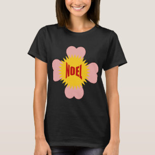 Zwarte T-shirt voor vrouwen AMOUR NOEL