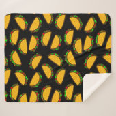 zwarte tacos mexican food cinco de mayo sherpa deken (Voorkant (horizontaal))