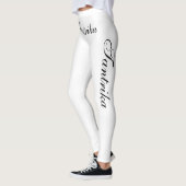 zwarte tantrika op wit leggings (Links)