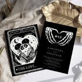 Zwarte Tarot Goth Huwelijk Kaart