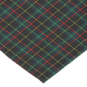 Zwarte Tartan Schotse Strepen Tafel Runner Korte Tafelloper (Hoek)