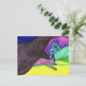 Zwarte tas 2 briefkaart (Staand voorkant)