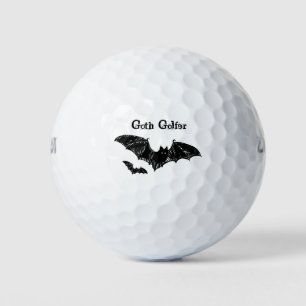 Zwarte tas golfballen