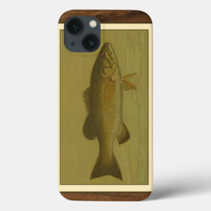 Zwarte tas op een groene achtergrond iPhone 13 hoesje