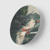 Zwarte tas ronde klok (Hoek)