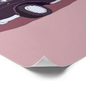 Zwarte taxi Londen Poster (Hoek)