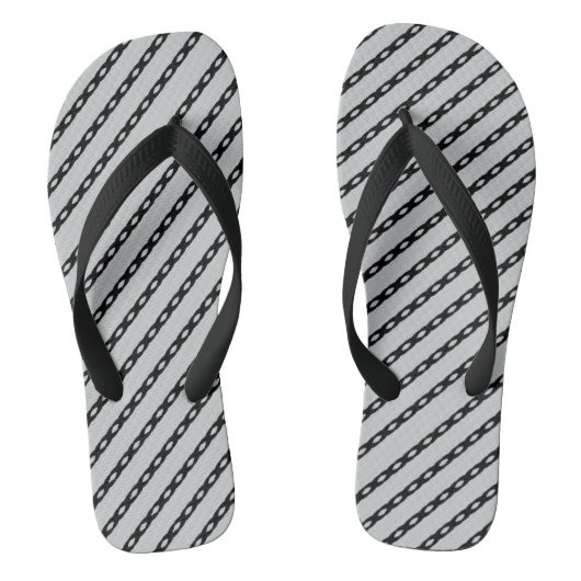Zwarte Teenslippers (Voetbed)