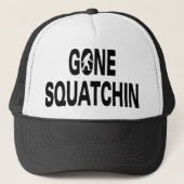 Zwarte tekst met one squatchin trucker pet (Voorkant)