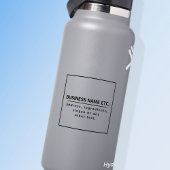 Zwarte tekst op Doorzichtig Sticker