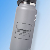 Zwarte tekst op Doorzichtig Sticker