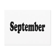Zwarte tekst september