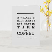 Zwarte tekst van de Nightmare Witty van een schrij Kaart (Gele Bloem)