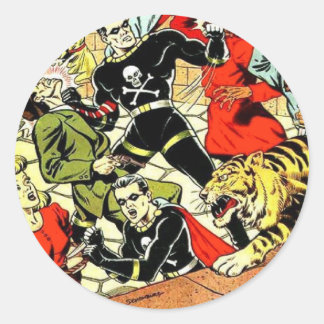 Zwarte Terreur #2 Ronde Sticker