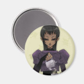 zwarte thee magneet (Voorkant / Achterkant)