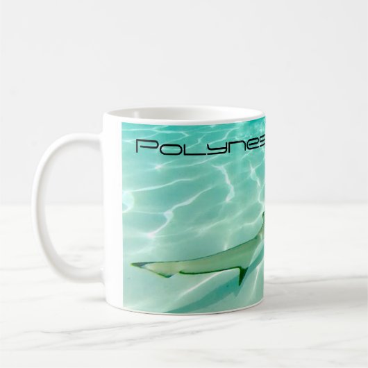 Zwarte Tip Ref Shark Coffee-Mok Koffiemok (Links)