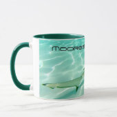Zwarte Tip Ref Shark Moorea Coffee Mok (Links)