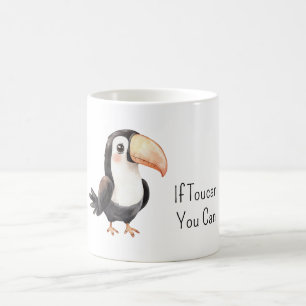 Zwarte Toekan Vogel Koffiemok