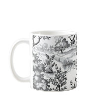 Zwarte Toile Print
