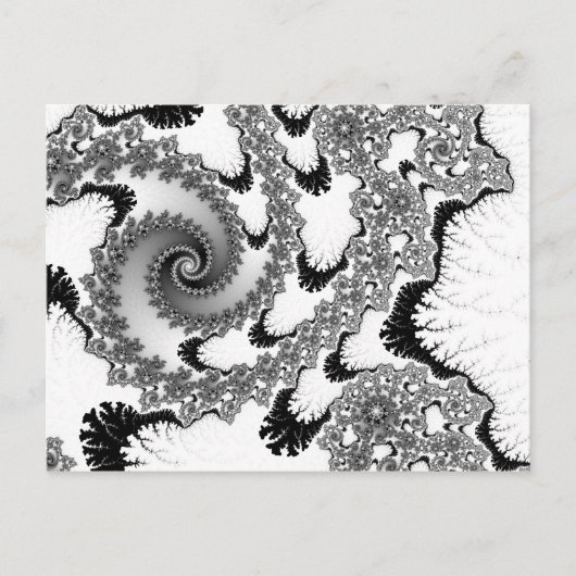 Zwarte Tongues Briefkaart (Voorkant)