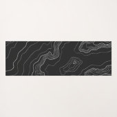Zwarte toografie yogamat (Achterkant (horizontaal))