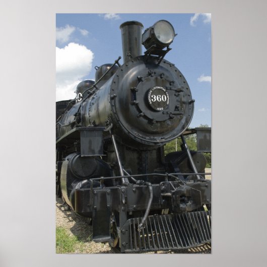 Zwarte Trein Poster (Voorkant)