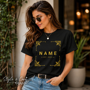 Zwarte Tri-Blend T-shirt Op Maat Gemaakt met Jouw
