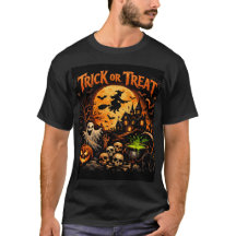 Zwarte Trick or Treat Halloween Heren
