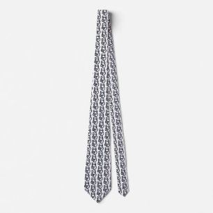Zwarte Trinity Knot Keltische Kat Stropdas