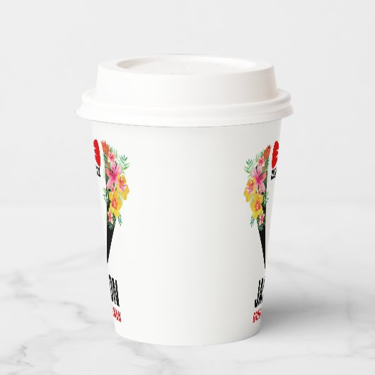 Zwarte Tuxedo Red BowTie & Groomsman Texto Paper C Papieren Bekers (Links)