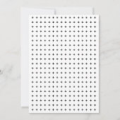 Zwarte typografie Verander de aankondiging van de  (Achterkant)