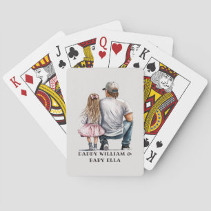 Zwarte vader en dochter Bond (11) Pokerkaarten