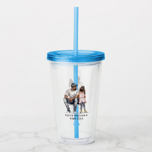 Zwarte vader en dochter Bond (3) Acryl Drinkbeker