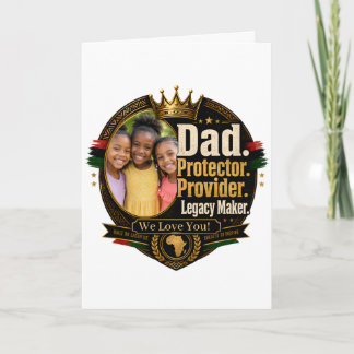 Zwarte Vader Legacy Design (Aanpasbaar) Kaart