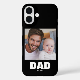 Zwarte Vader Vestigde Krachtige Foto iPhone 16 Hoesje