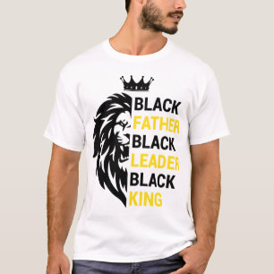 Zwarte vader Zwarte koning T-shirt