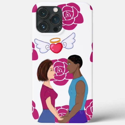 Zwarte Valentijnsdag voor iPhone / iPad case (Achterkant)