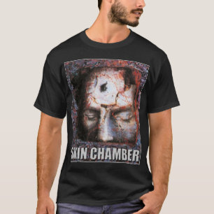 Zwarte van de Kunst van de Kamer van de huid de T-shirt