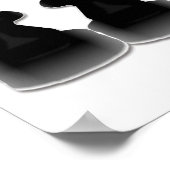 Zwarte verven - afdrukken poster (Hoek)