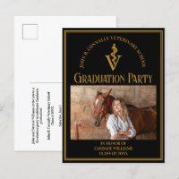 Zwarte Veterinaire School Afstudeerfeest
