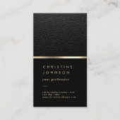 zwarte visitekaartje (Voorkant)