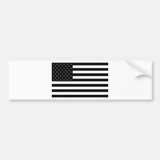 Zwarte vlag van de Verenigde Staten van Amerika (V Bumpersticker
