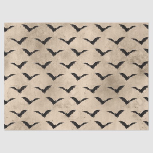  zwarte vlekken halloween ontkoppeling tissuepapier (Voorkant)