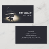 Zwarte vleugel visitekaartje (Voorkant / Achterkant)