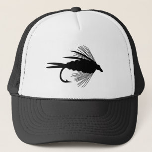 Zwarte-vliegende lende trucker pet