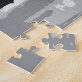  zwarte vliegende vleermuizen legpuzzel (Zijkant)