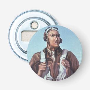 Zwarte vliegeniers: Amerikaanse WO2 militaire geve Button Flesopener