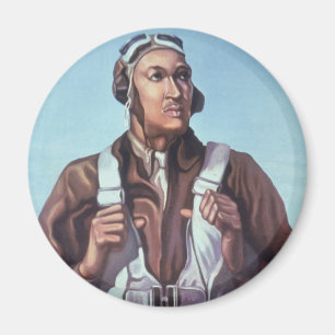 Zwarte vliegeniers: Amerikaanse WO2 militaire geve Magneet