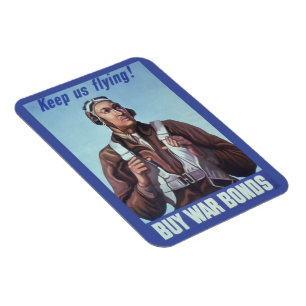 Zwarte vliegeniers: Amerikaanse WO2 militaire geve Magneet